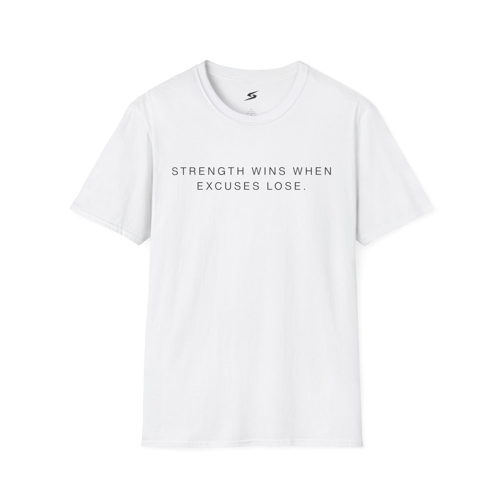 Strength Wins When Excuses Lose Minimalist T-Shirt