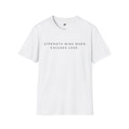 Strength Wins When Excuses Lose Minimalist T-Shirt