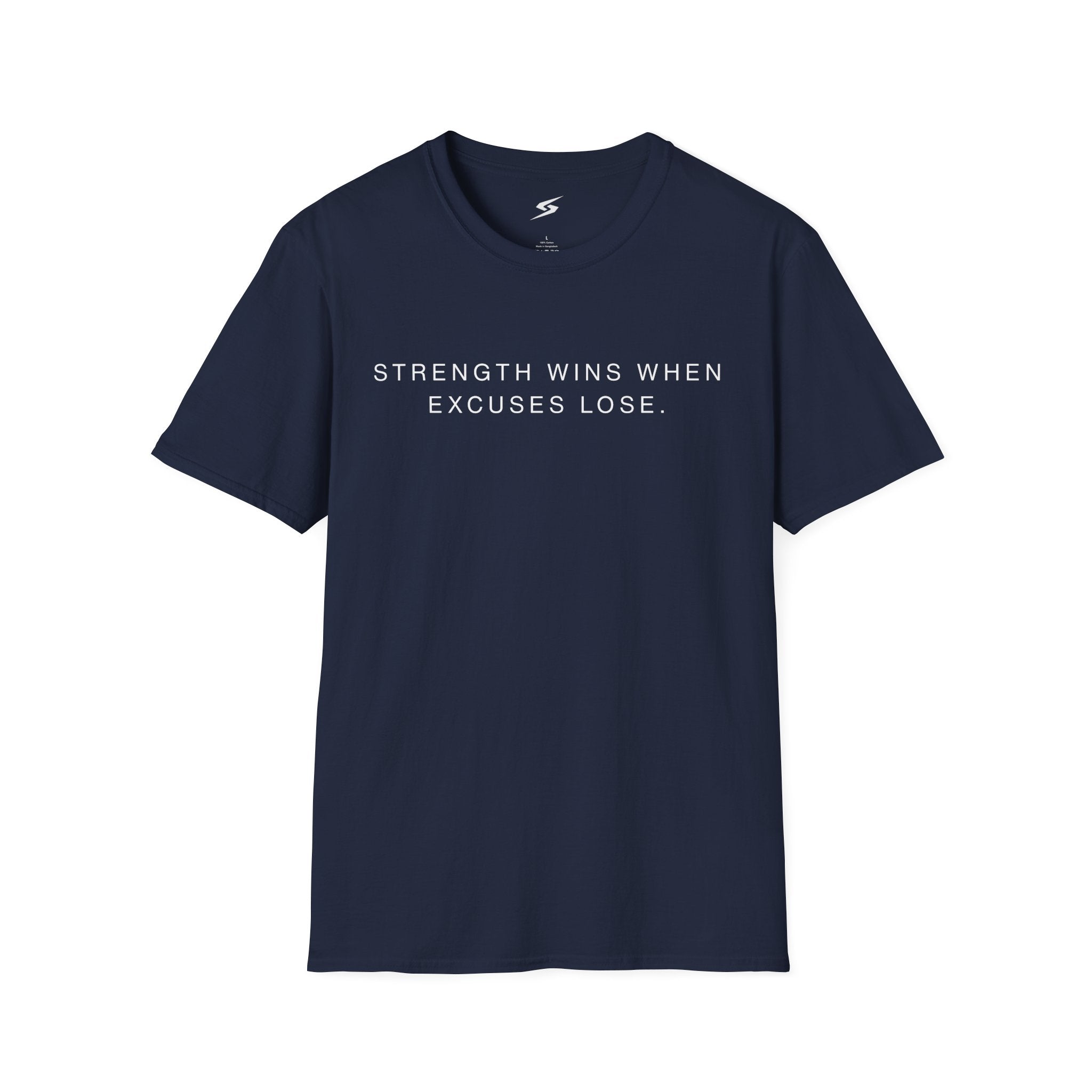 Strength Wins When Excuses Lose Minimalist T-Shirt