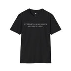 Strength Wins When Excuses Lose Minimalist T-Shirt