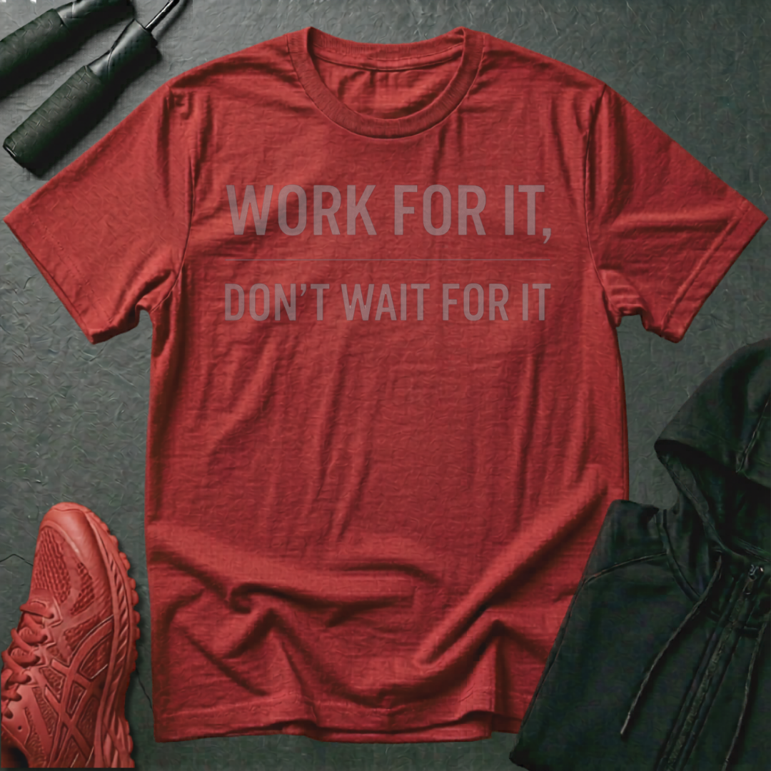 Work For It, Don't Wait For It T-Shirt