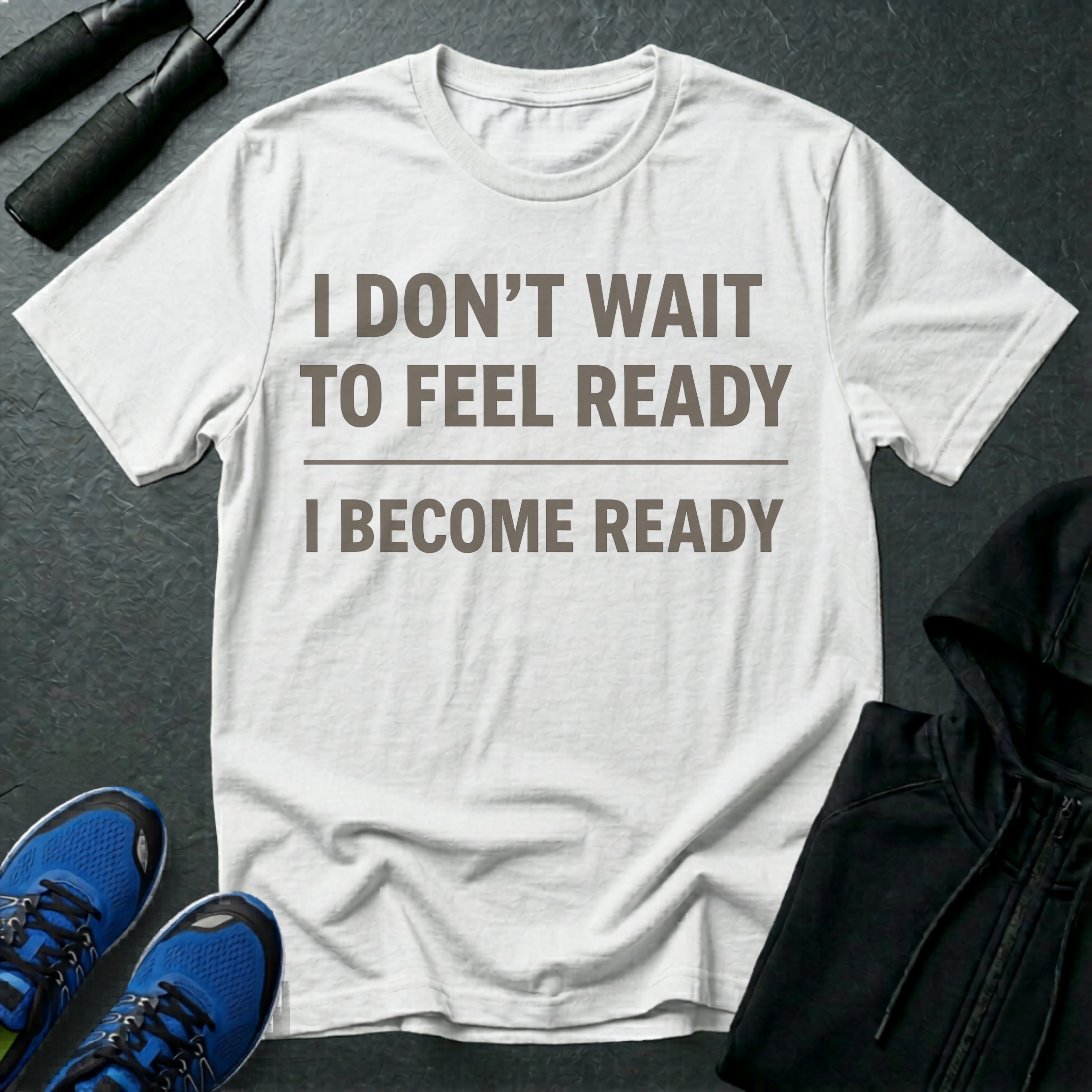 I Don't Wait To Feel Ready, I Become Ready T-Shirt