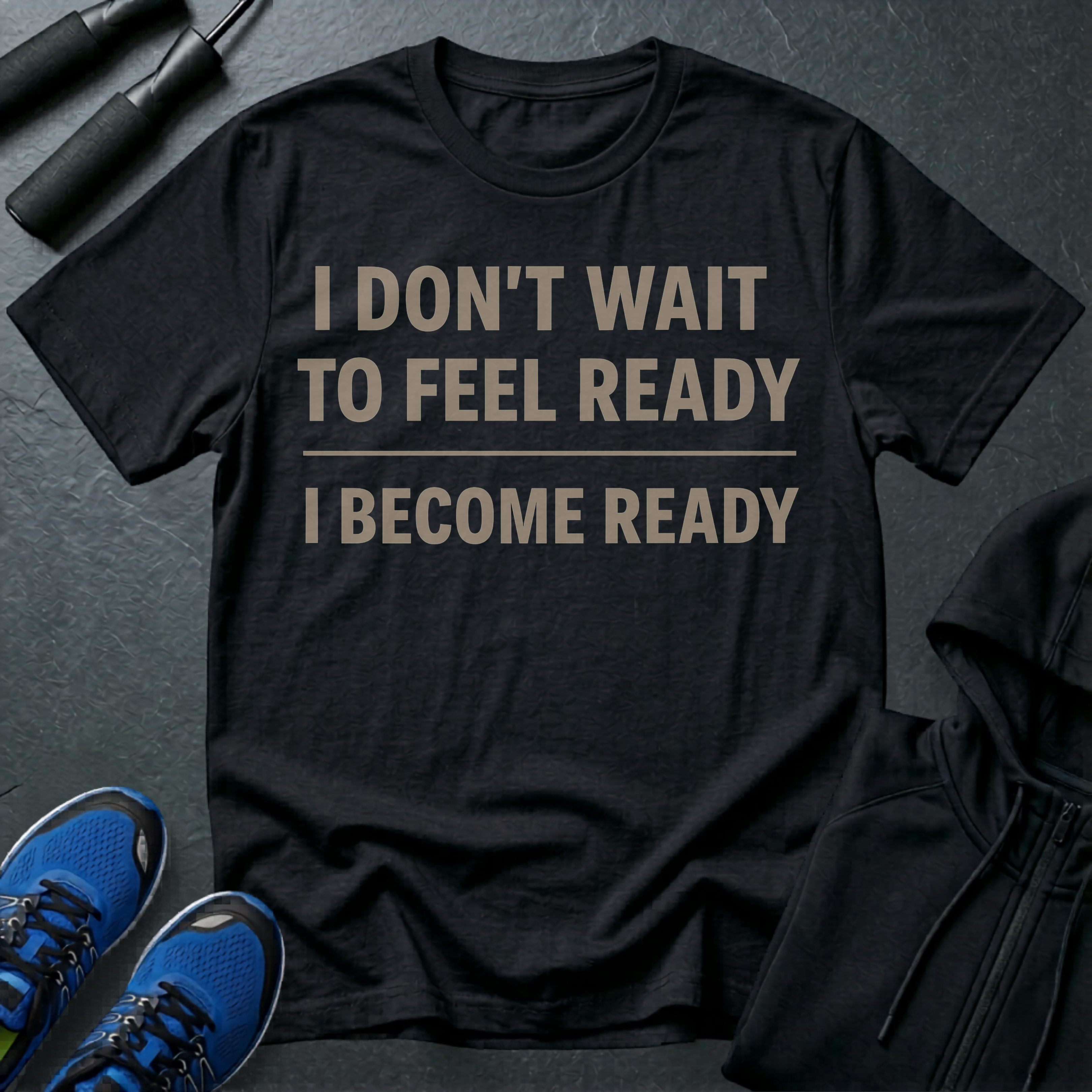 I Don't Wait To Feel Ready, I Become Ready T-Shirt