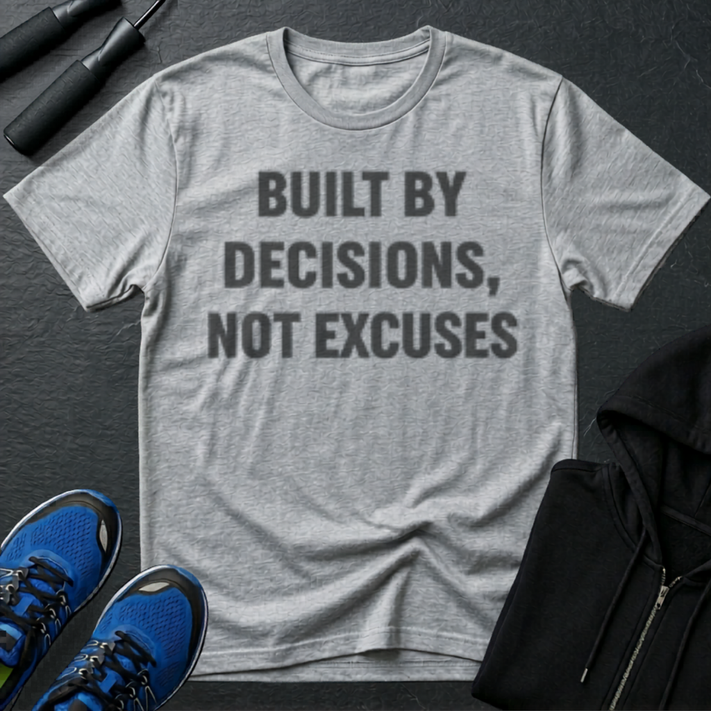 Built By Decisions, Not Excuses T-Shirt