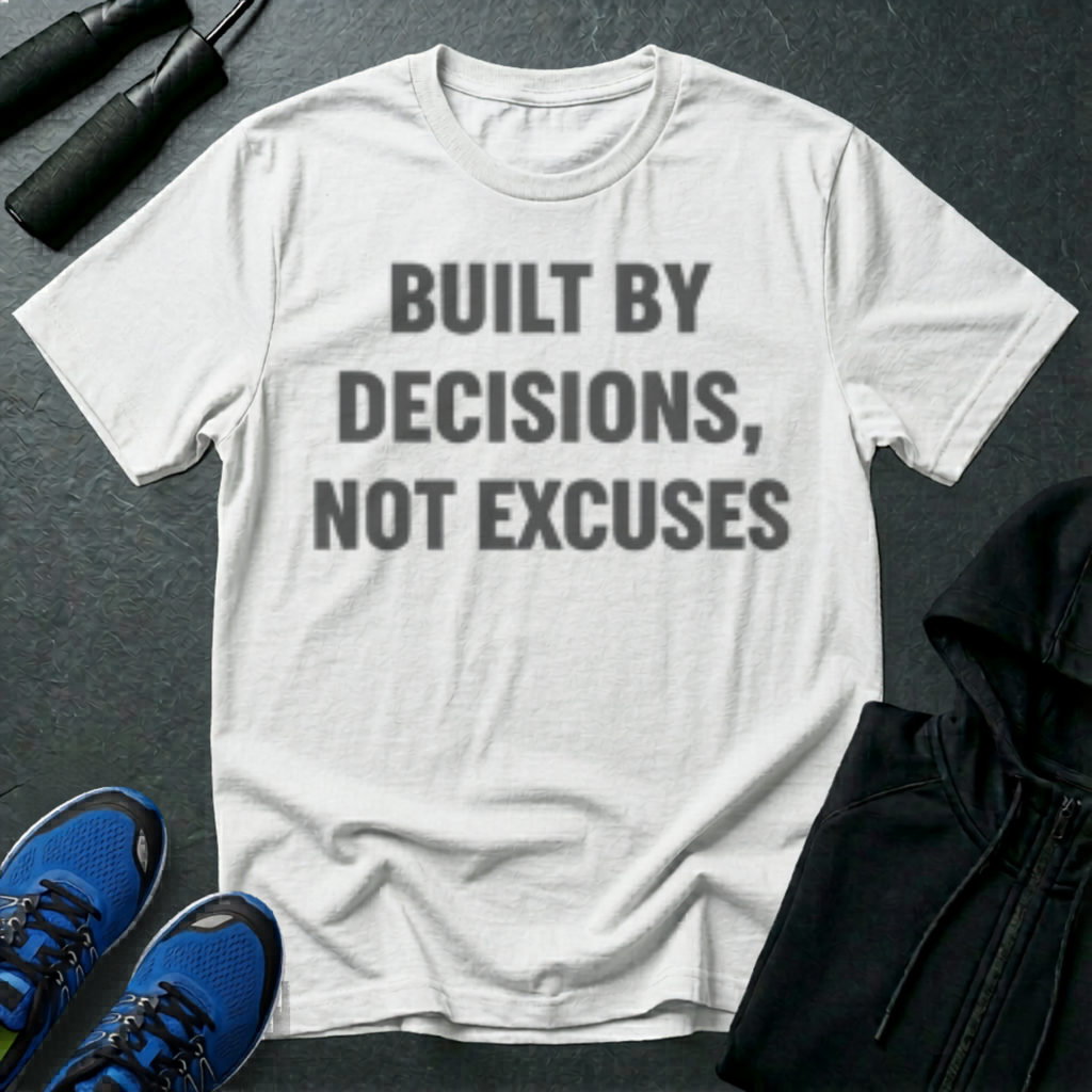 Built By Decisions, Not Excuses T-Shirt