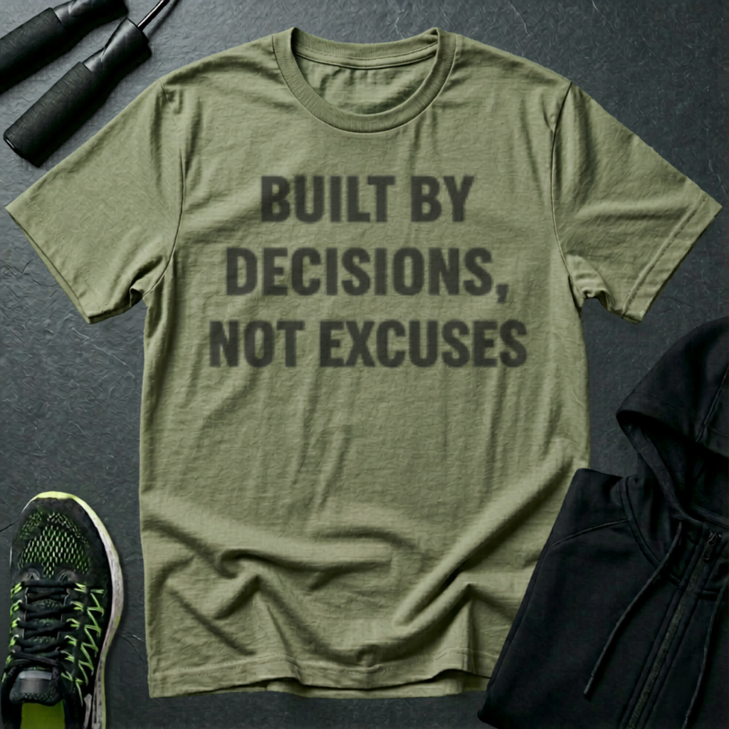 Built By Decisions, Not Excuses T-Shirt