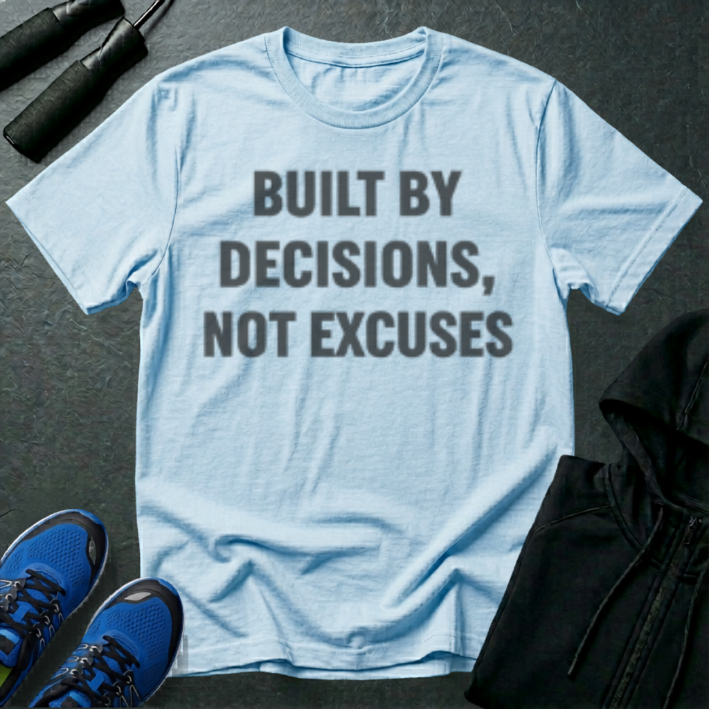 Built By Decisions, Not Excuses T-Shirt