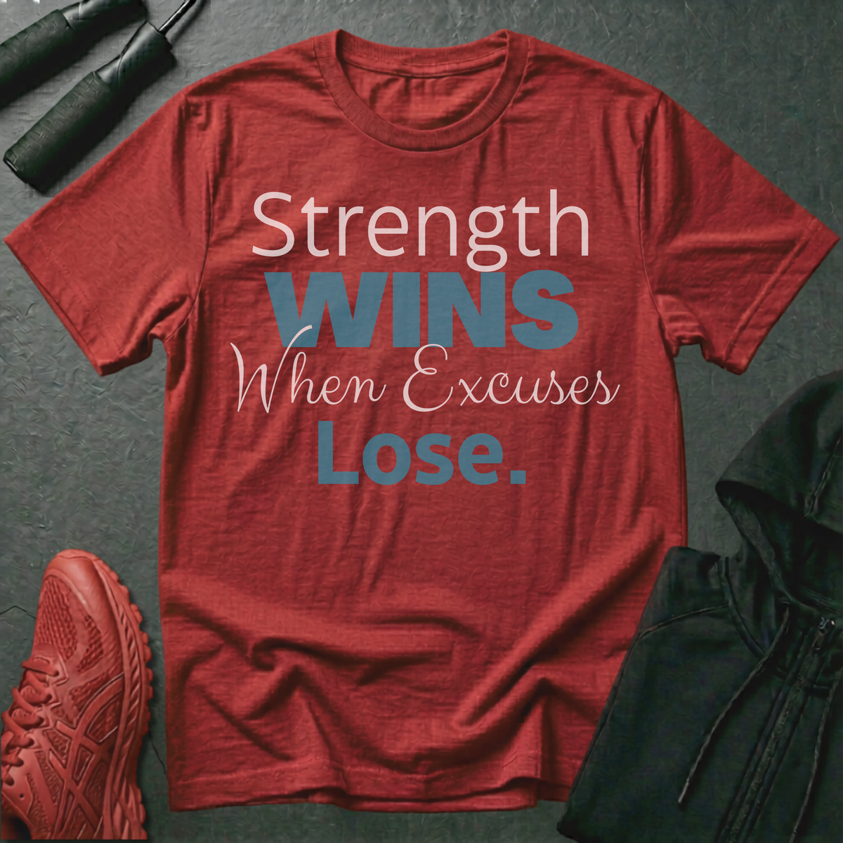 Strength Wins When Excuses Lose T-Shirt