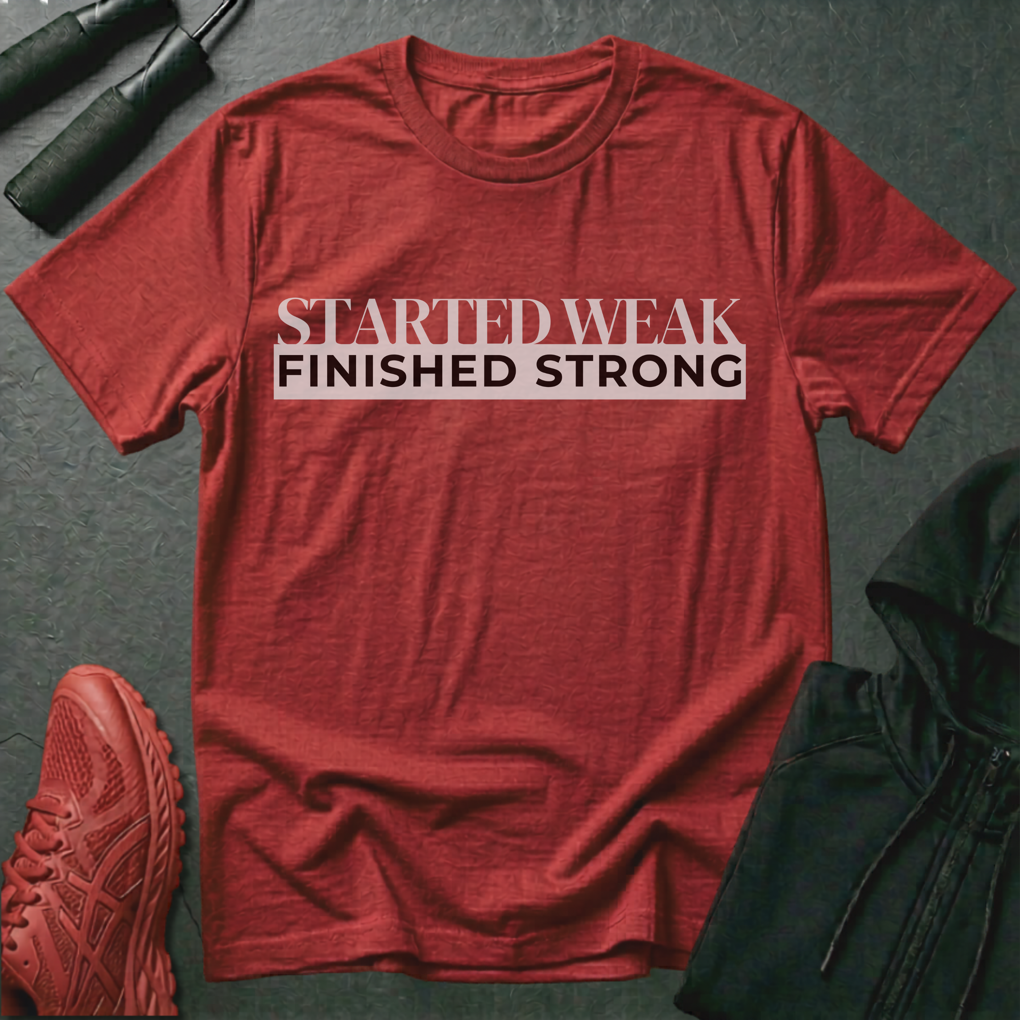 Started Weak, Finished Strong T-Shirt