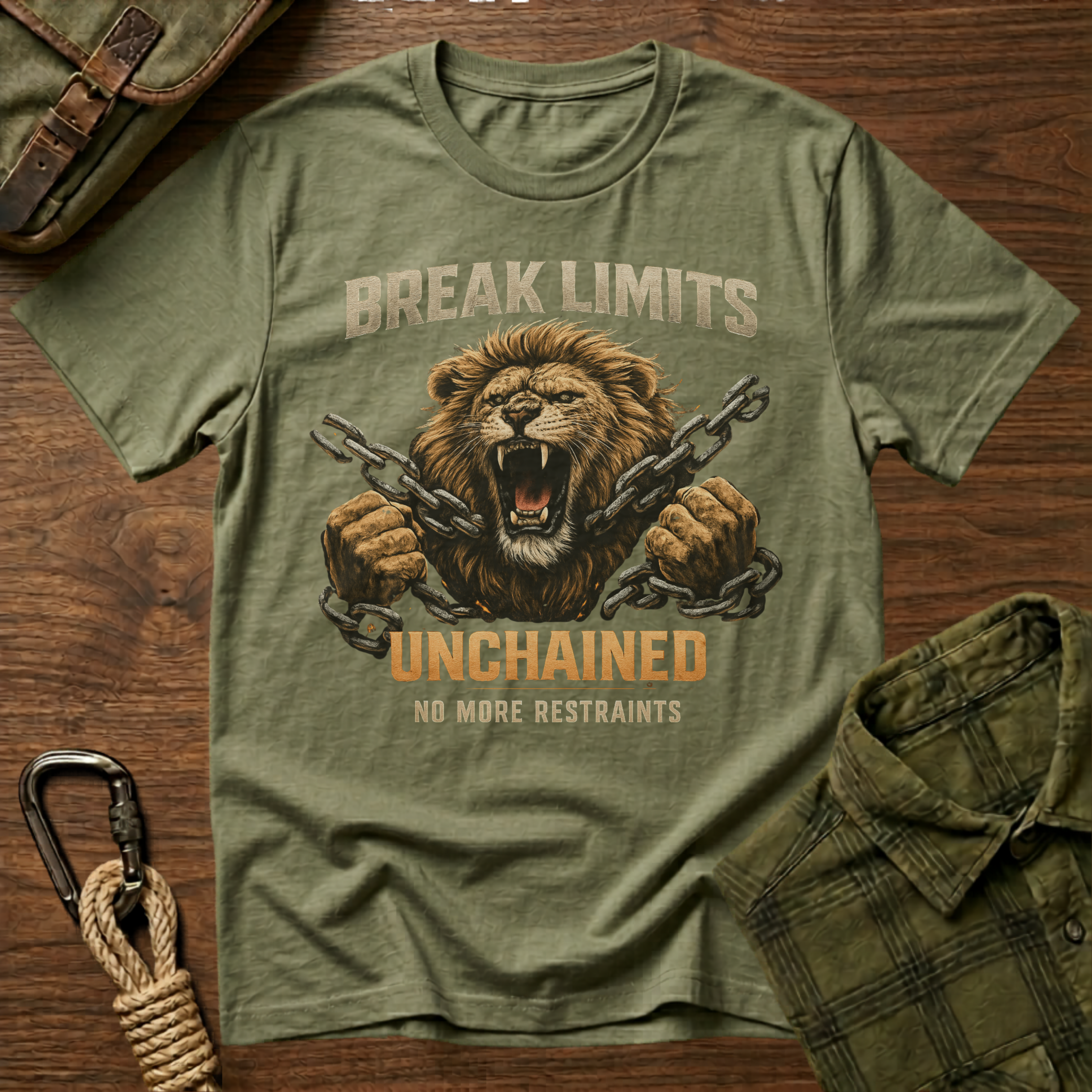 Break Limits Unchained Lion T-Shirt