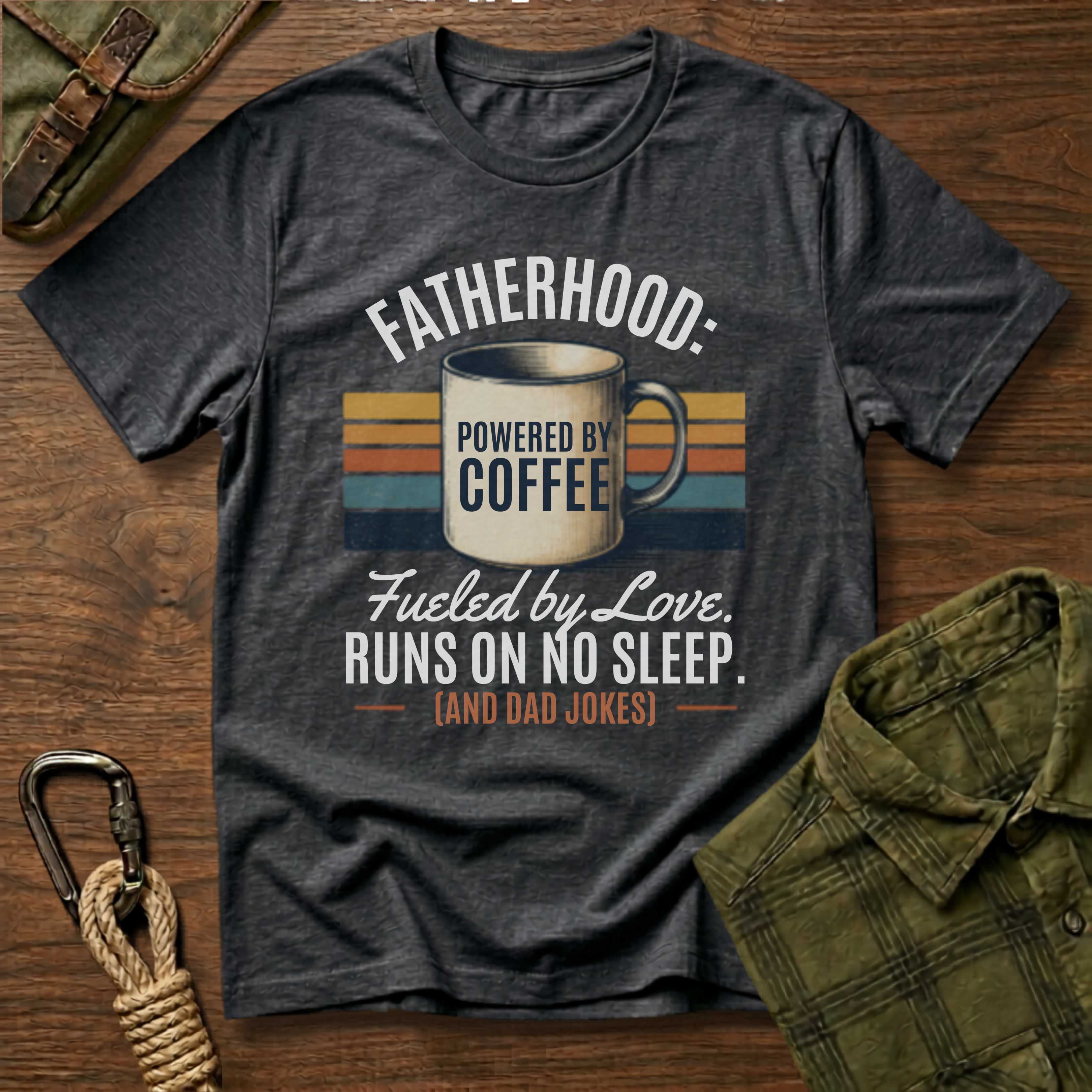 Fatherhood Coffee T-Shirt