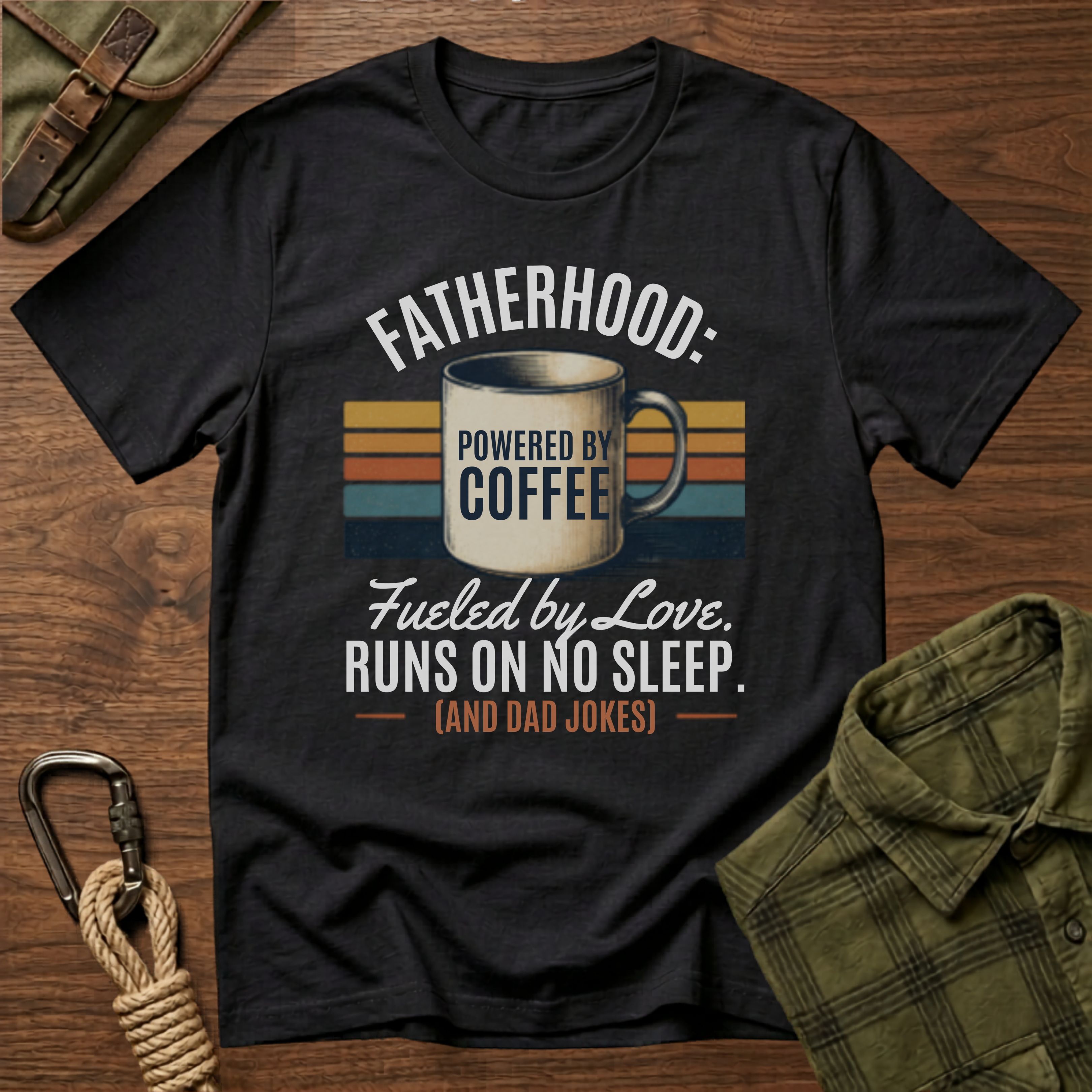 Fatherhood Coffee T-Shirt