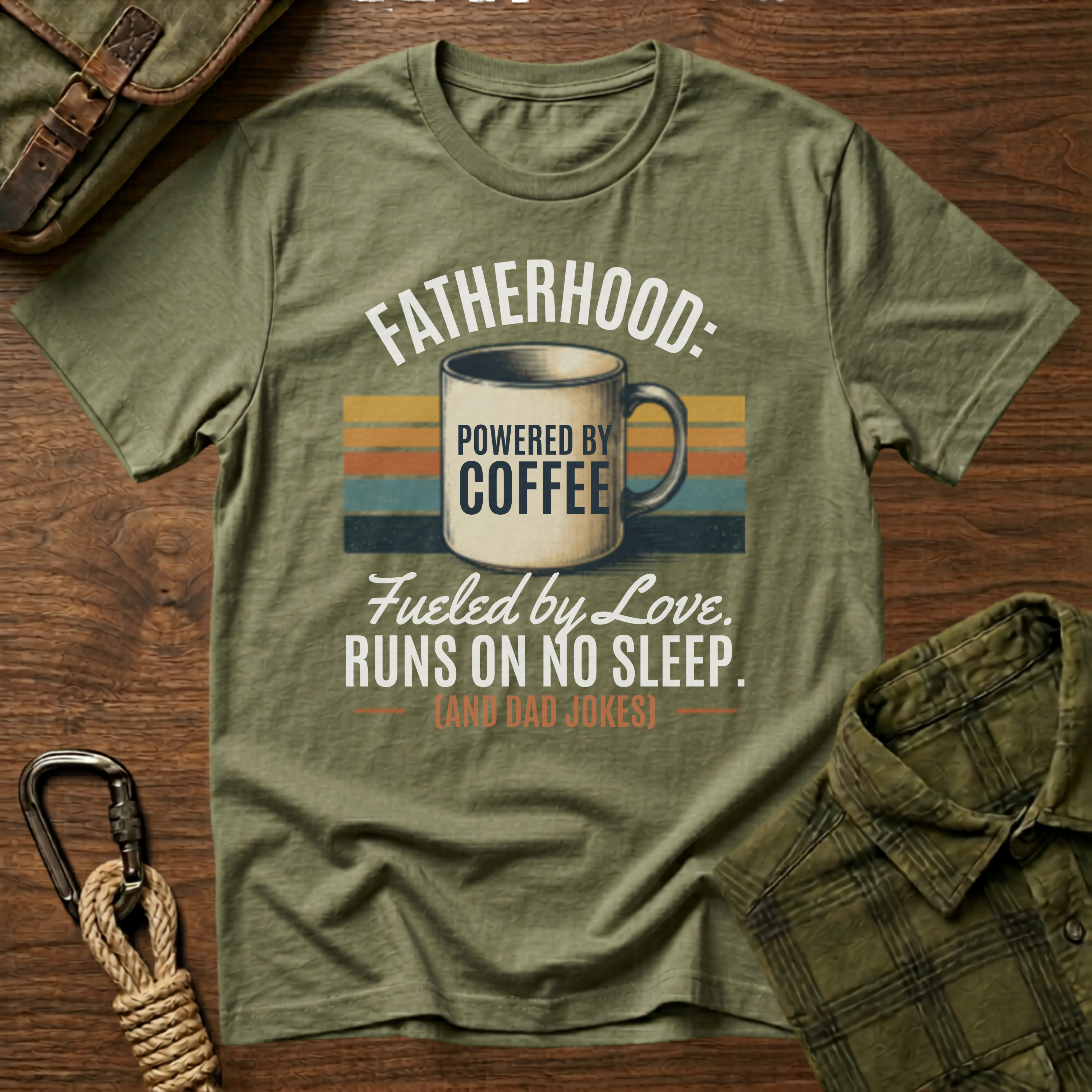 Fatherhood Coffee T-Shirt