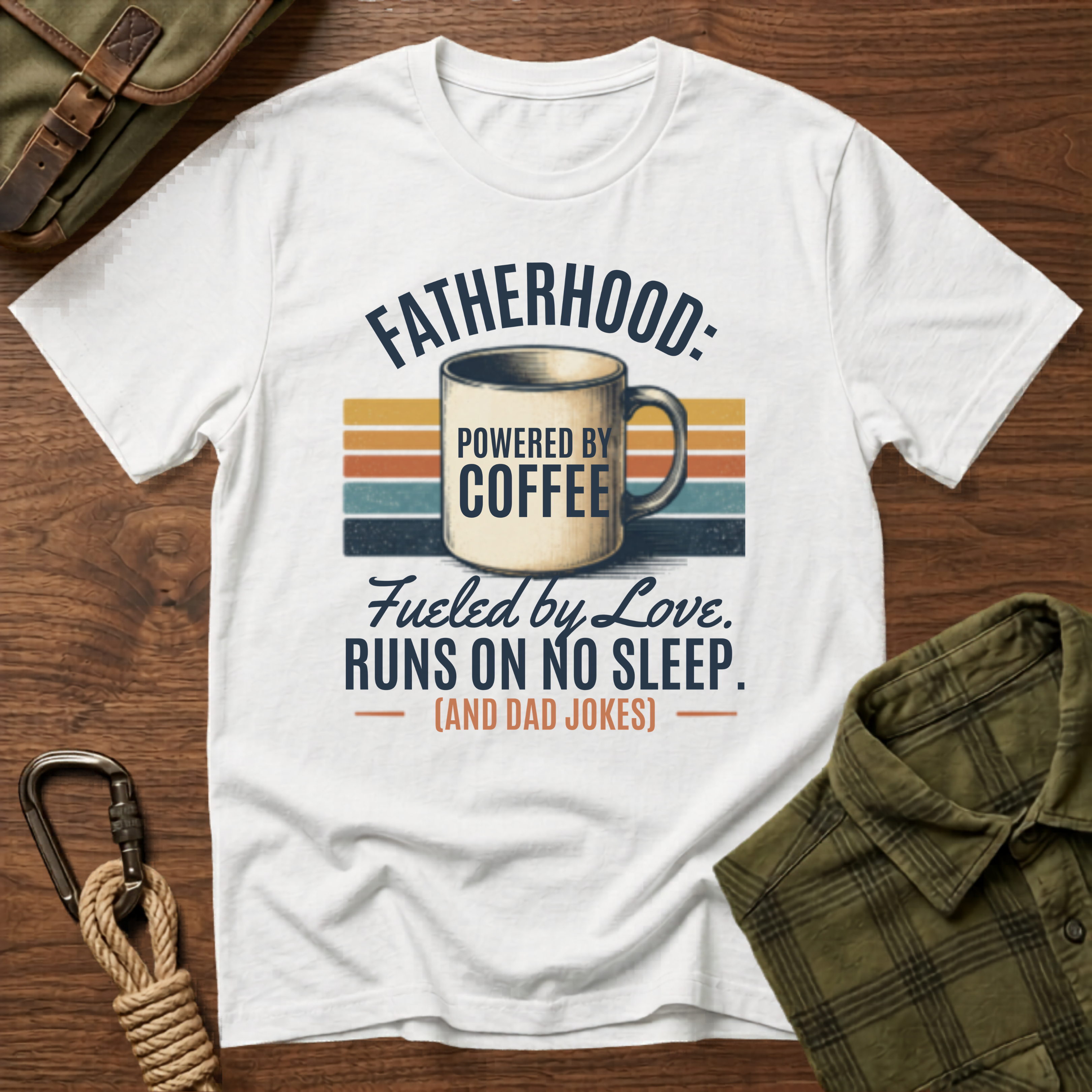 Fatherhood Coffee T-Shirt