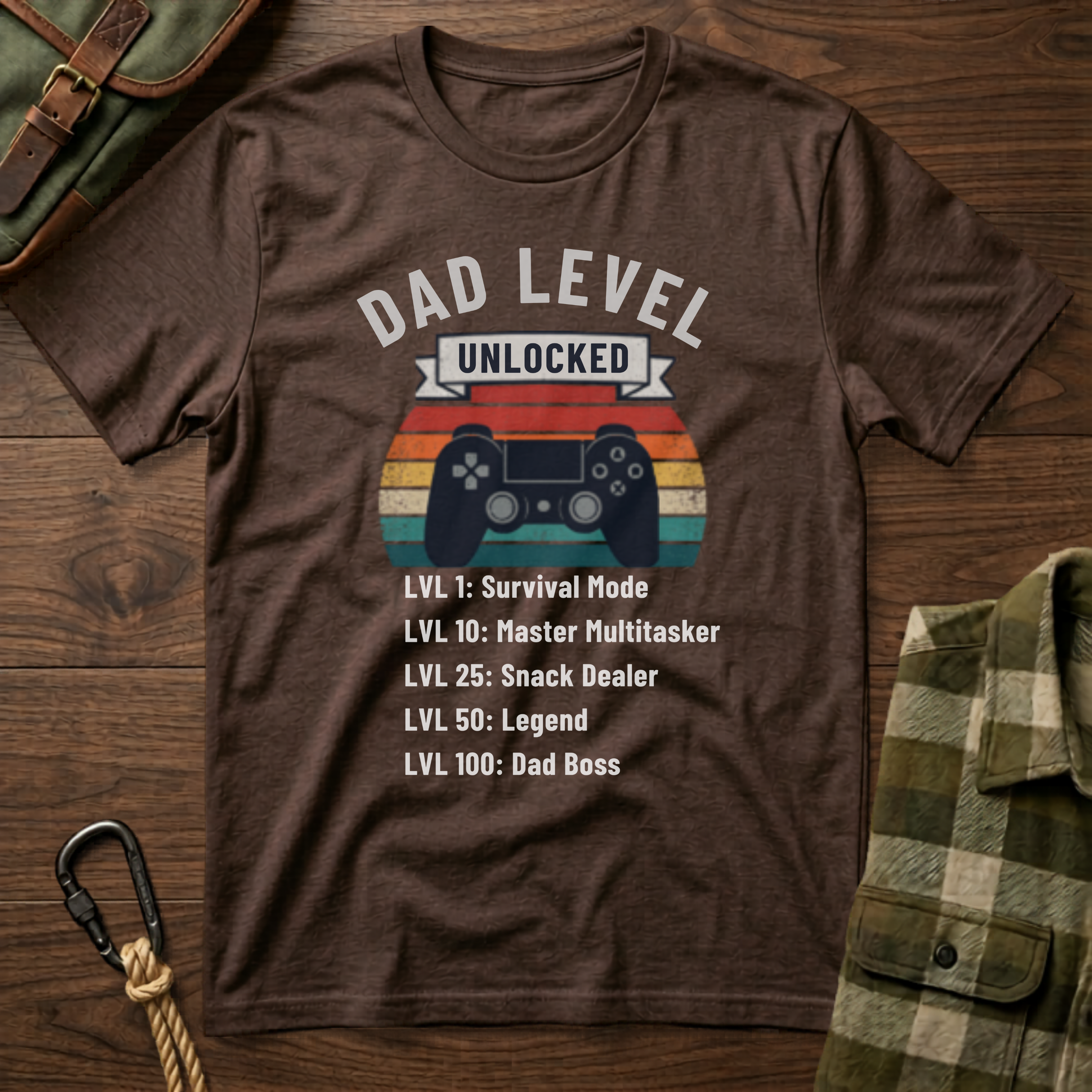 Dad Level Unlocked T-Shirt
