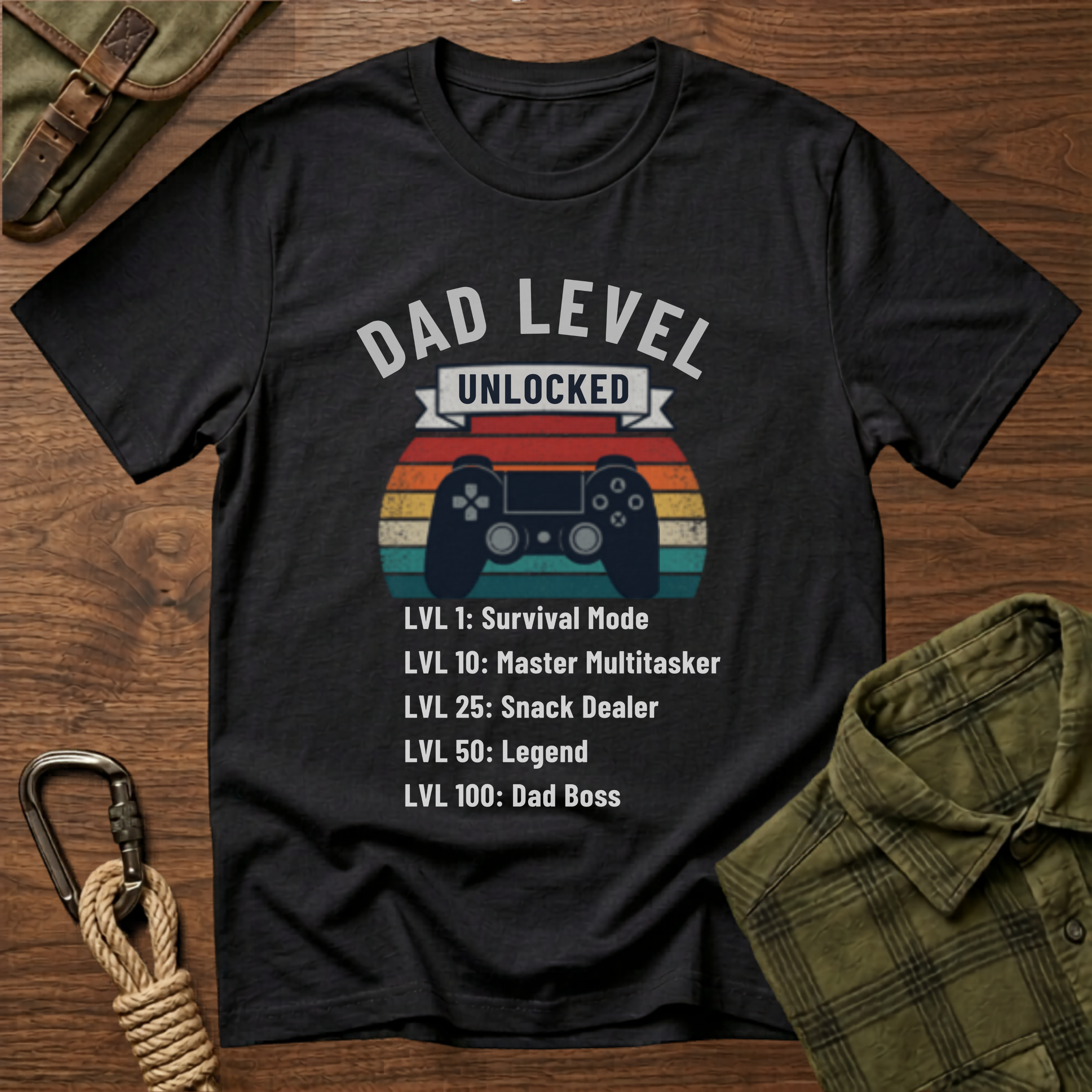 Dad Level Unlocked T-Shirt