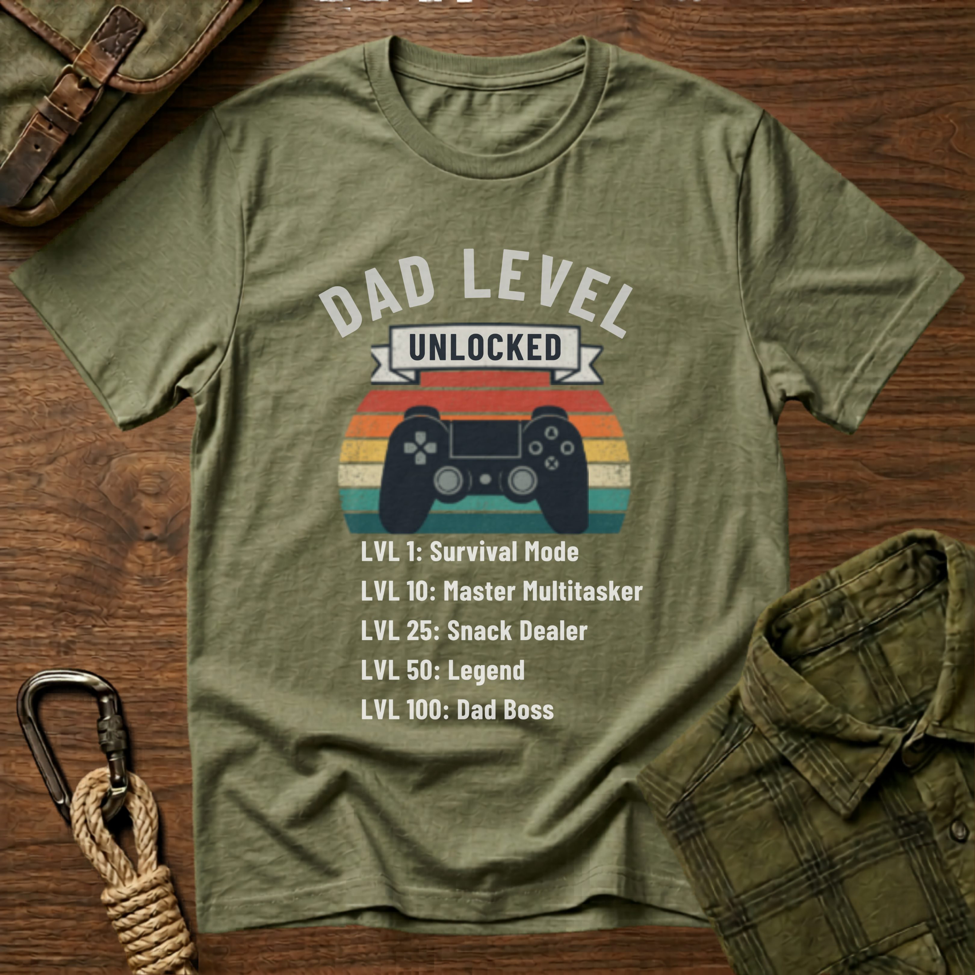 Dad Level Unlocked T-Shirt