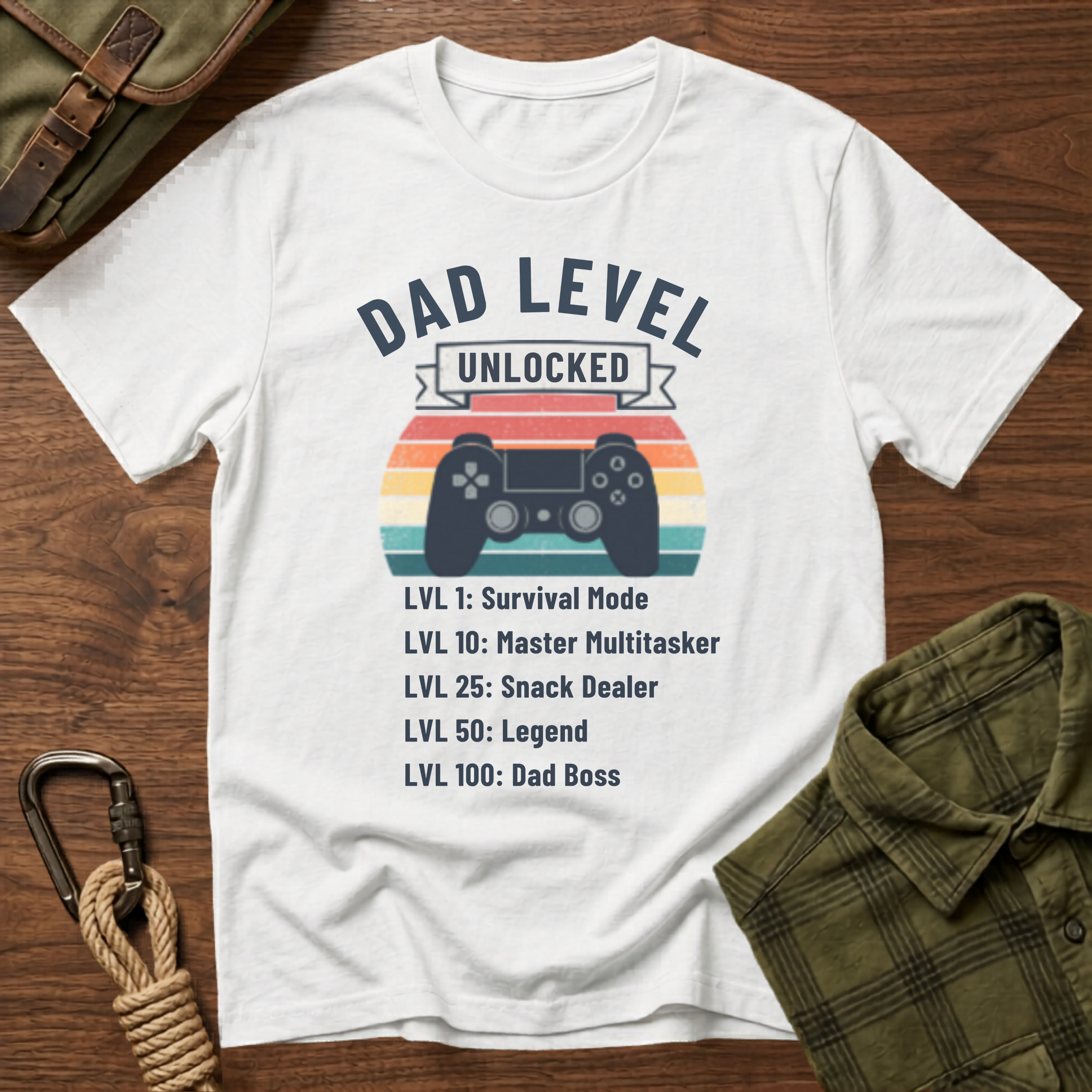 Dad Level Unlocked T-Shirt