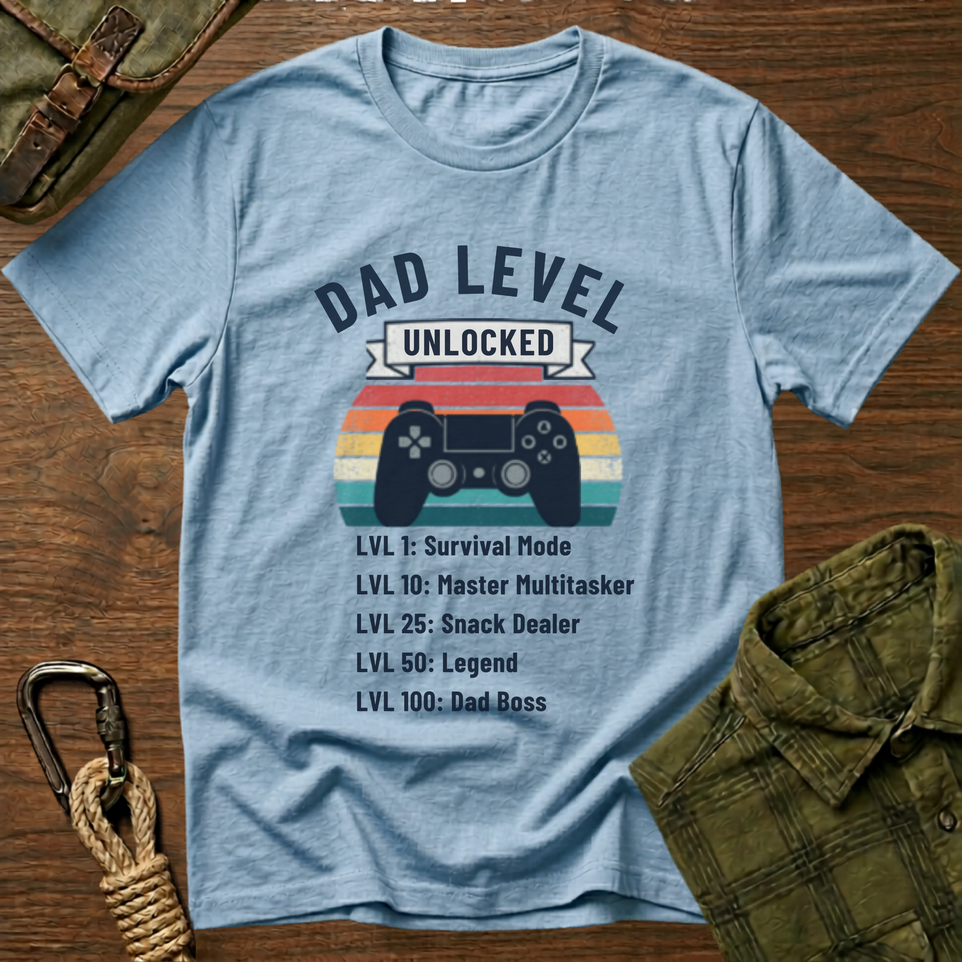 Dad Level Unlocked T-Shirt