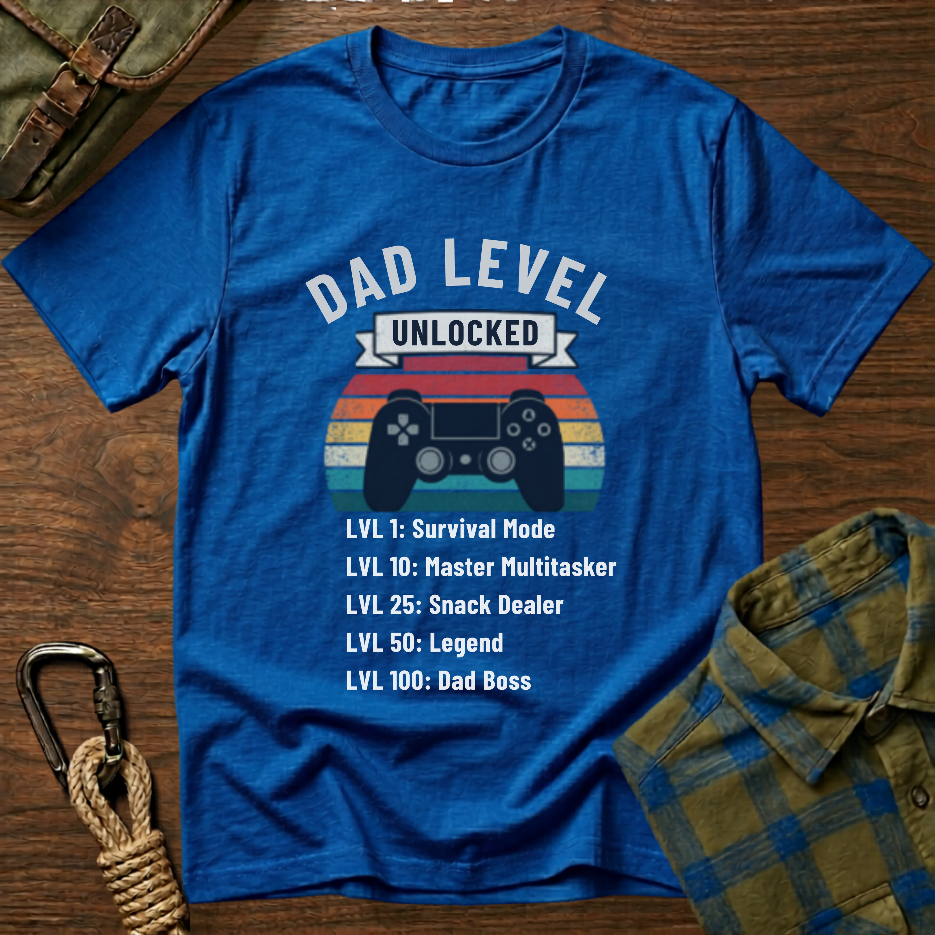 Dad Level Unlocked T-Shirt