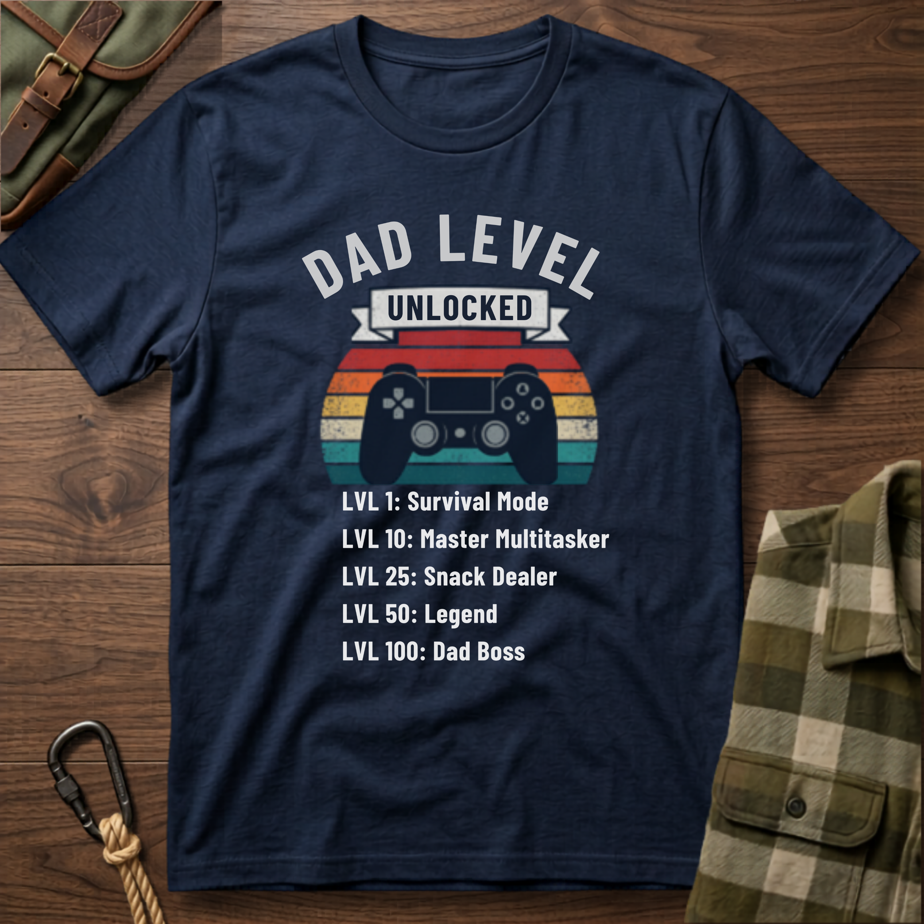 Dad Level Unlocked T-Shirt