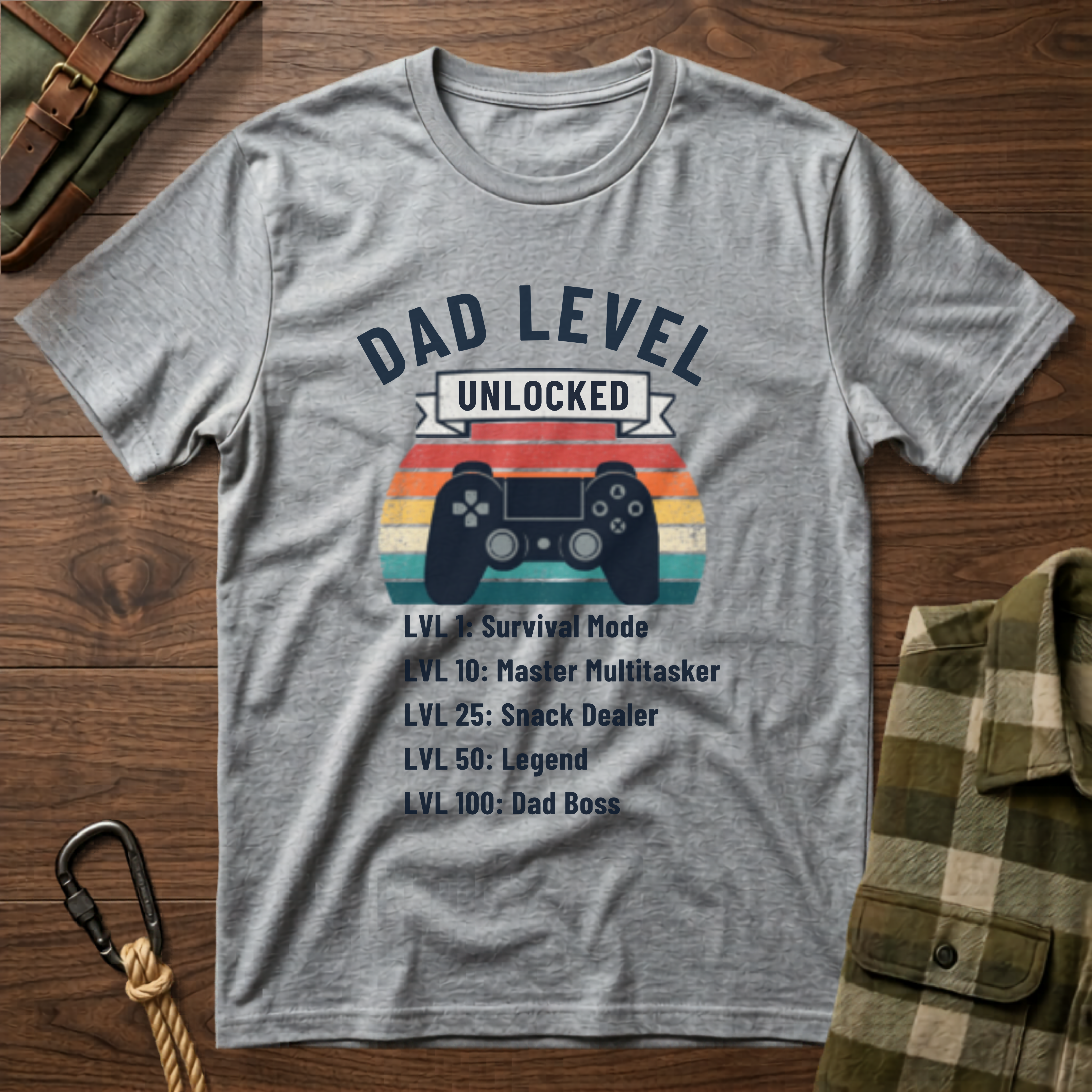 Dad Level Unlocked T-Shirt