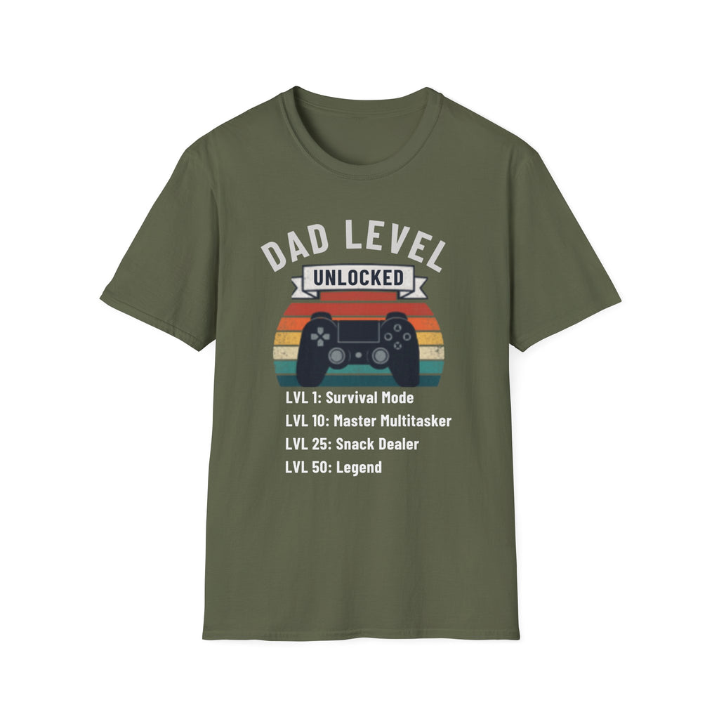 Dad Level Unlocked T-Shirt